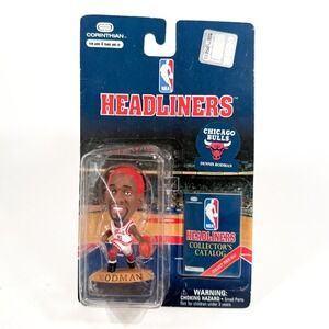 Vintage Dennis Rodman Chicago Bulls NBA Headliners Figure 1997 Corinthian